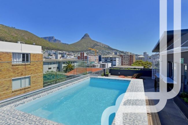 Rooftop pool with views